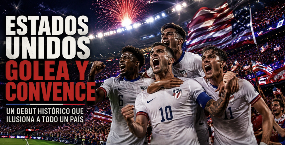 Estados Unidos Debuta Con Autoridad